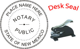 New Mexico Notary Desk Seal